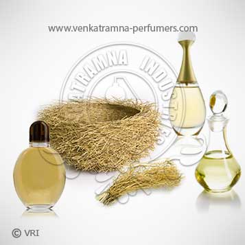Vetiver Root or Ruh Khus (Chrysopogon zizanioides) Pure Essential Oil